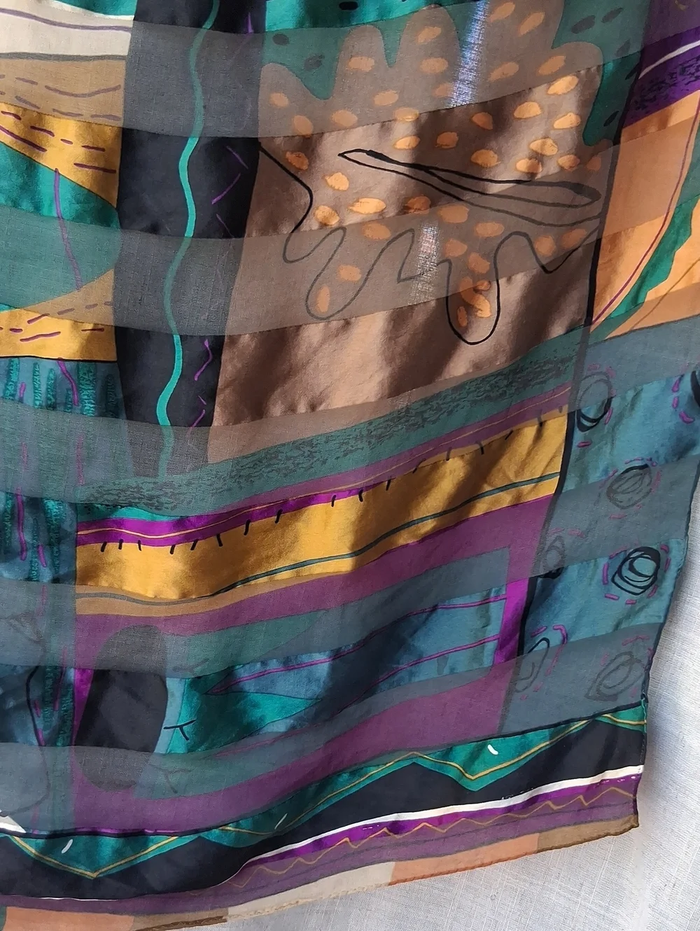 Vintage Square Scarf